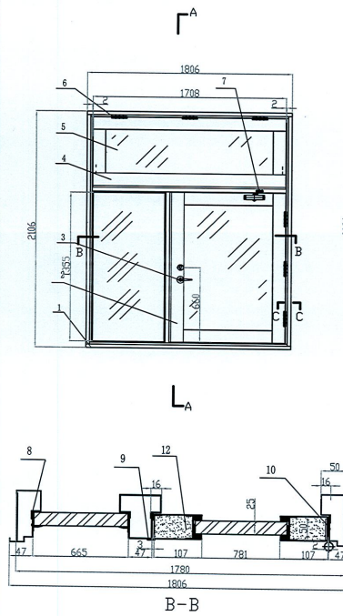 产品技术参数  ,窗框钢板厚度1.2mm  ,灌浆型防火玻璃厚度25mm